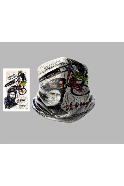Buffalo Bicycle Designed Biker Multi-Purpose Outdoor Neck Collar Unisex Bandana
