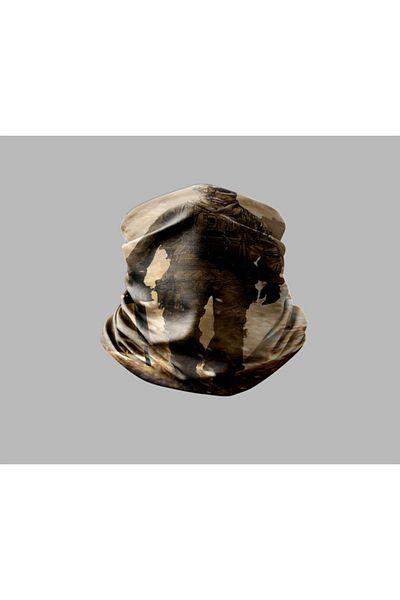 Buffalo Bandană unisex pentru gât pentru exterior, motociclist militar turcesc