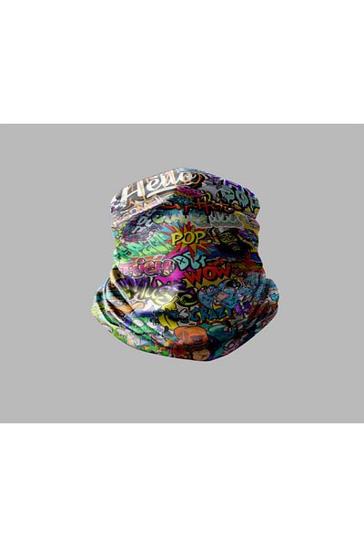 Buffalo Mixed Multi-Pattern Design Biker Multi-Purpose Outdoor Neck Collar Unisex Bandana