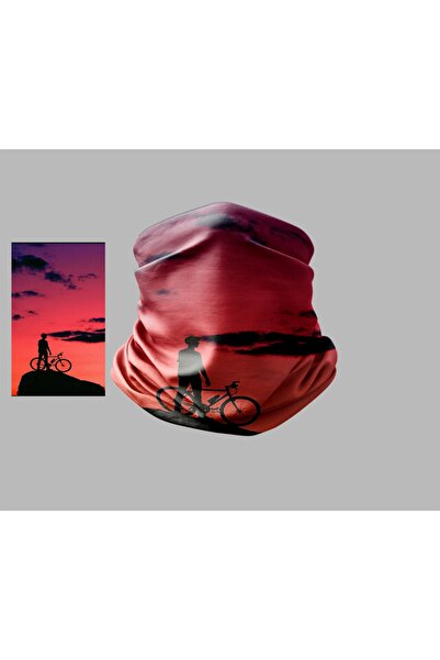 Buffalo Bicycle Designed Biker Multi-Purpose Outdoor Neck Collar Unisex Bandana