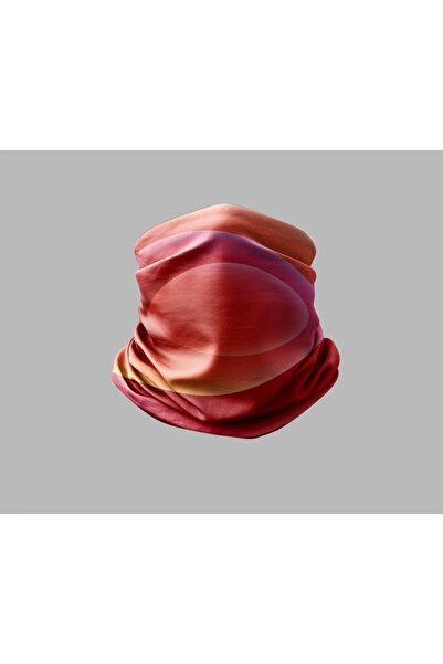 Buffalo Bandană unisex pentru gât pentru exterior, cu design colorat complet