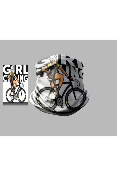 Buffalo Bicycle Designed Biker Multi-Purpose Outdoor Neck Collar Unisex Bandana