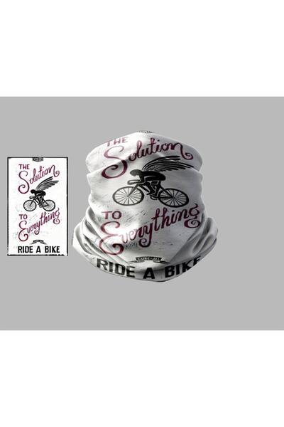 Buffalo Bicycle Designed Biker Multi-Purpose Outdoor Neck Collar Unisex Bandana