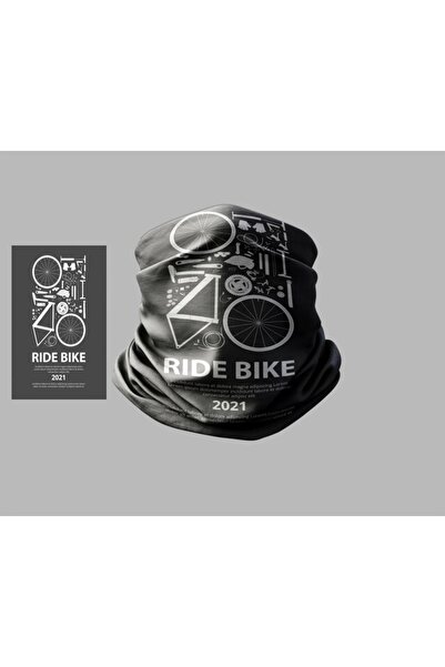 Buffalo Bandană unisex pentru gât pentru exterior, cu design de bicicletă