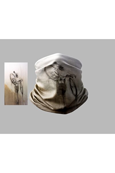 Buffalo Bicycle Designed Biker Multi-Purpose Outdoor Neck Collar Unisex Bandana