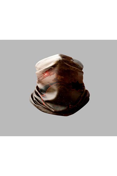 Buffalo Bandană unisex pentru gât pentru exterior, motociclist militar turcesc
