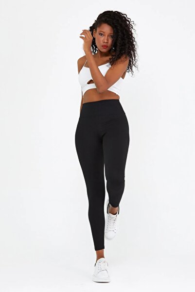 LAY GİYİM Rebrasti visoki struk dokolenice