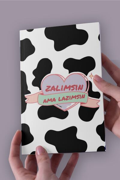 Yushi Club البقرة قاسية ولكنك بحاجة إليها - حقيبة مكياج بمحفظة وحامل قلم من ا...