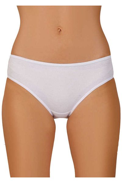 Berrak 2063 Chiloți de bikini cu nervuri pentru femei, pachet de 6