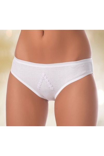Berrak 2058 Chiloți de bikini cu nervuri pentru femei Pachet de 3