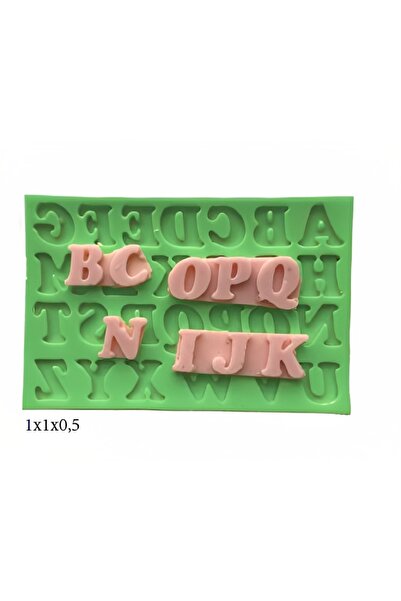 Genel Markalar Harf Ve Rakam Figürleri Silikon Şeker Hamuru Dekor, Sabun, Sak...