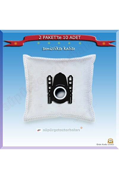 Bosch Bsg 6b111 Logo Süpürge Toz Torbası 2 Pakette 10 Adet