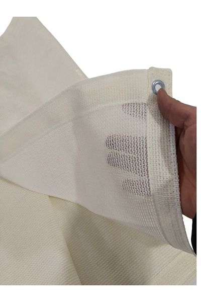 saran branda Fence Cover Image Cutter Jute Tarpaulin Railing Curtain Balcony Iron Tarpaulin Canopy Wind Cutter