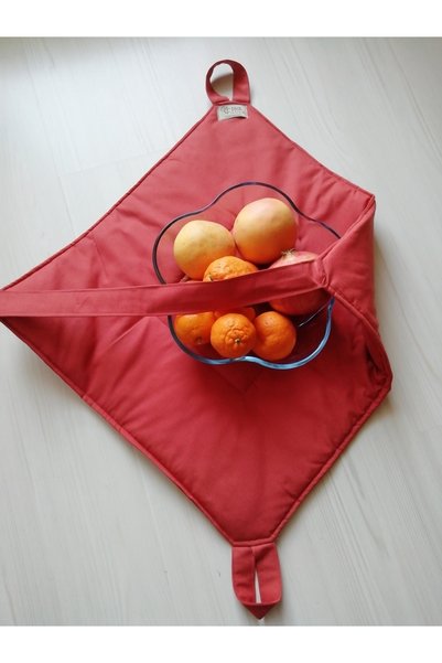 IŞIK Glass Tray Pot Carrying Bag Tile