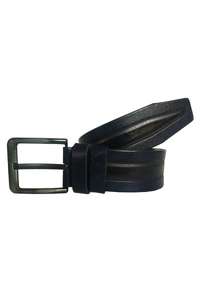 GoDeri Curea de blugi cu model din piele naturală 4,5 cm=dk-0068