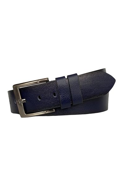 GoDeri Piele Genuina Premium, Curea Sportiva Denim Bleumarin, 4,5 Cm=pre-drept