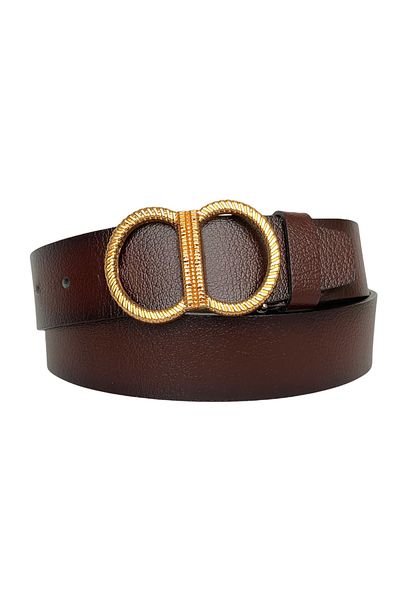 GoDeri 100% piele naturală, cataramă aurie roșu claret curea de blugi pentru femei 4 cm=an-byn-16