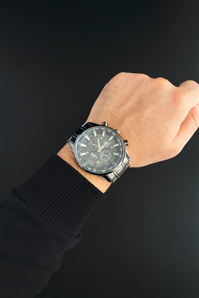 G Sport POLO Erkek Kol Saati Çelik Kordon Analog Siyah Kol Saati