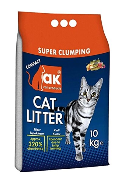 AK İnce Taneli Marsilya Sabunu Kokulu Kedi Kumu 10 Kg