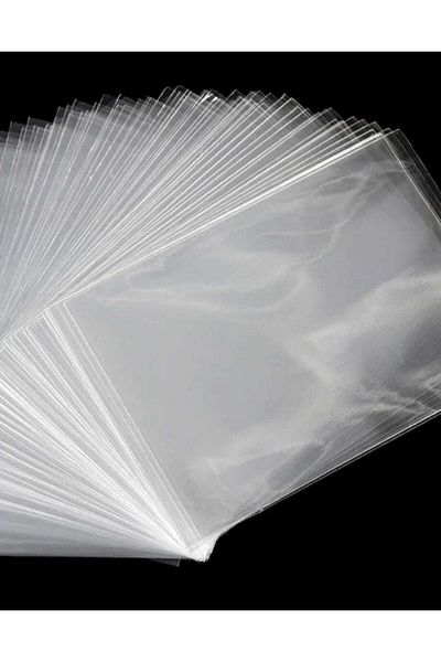 gg gençgirişimci Transparent Bag Flat 8x15 Cm 100 Pieces