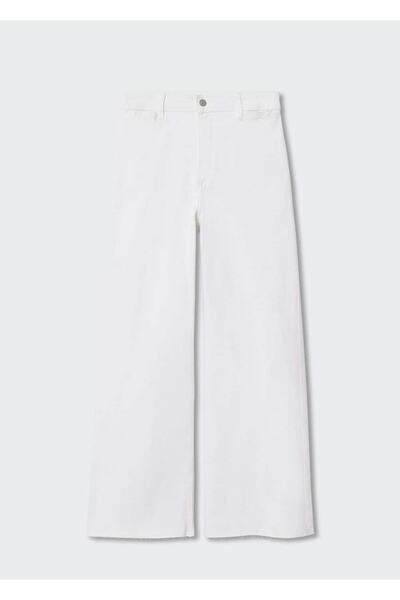 MANGO Woman Yüksek Bel Culotte Jean Pantolon