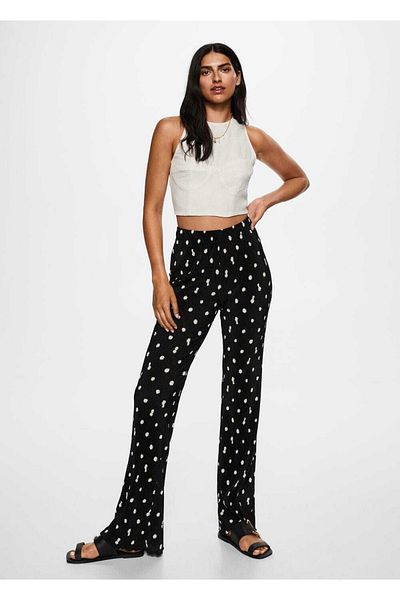 MANGO Woman Pleated Trousers