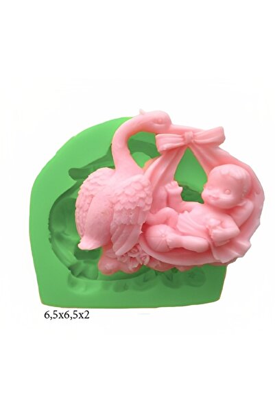 Genel Markalar Bebek Modeli Silikon Şeker Hamuru Dekor, Sabun, Saksı Ve Mum K...