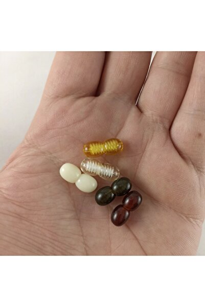 Selderesi 5 Renk Vidalı Klips Kilit - Kehribar Kolye Klipsi-takı Düğüm Gizleyici