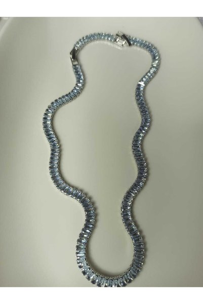 SİMGE Baguette Stone Necklace