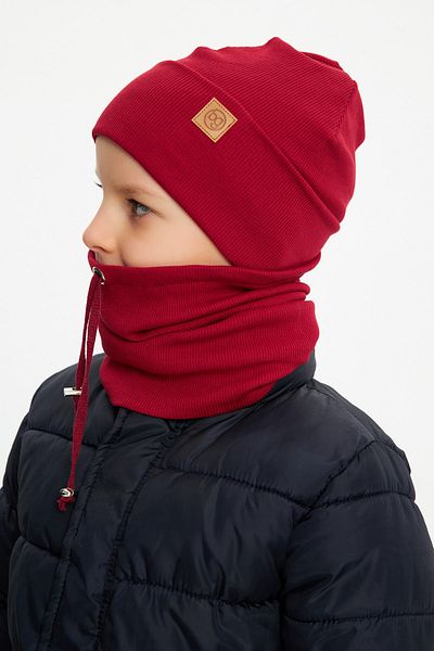 Babygiz Baby Boy Kid Trend Style Hat Beanie Neck Collar Set Comfortable 100% Cotton Camisole