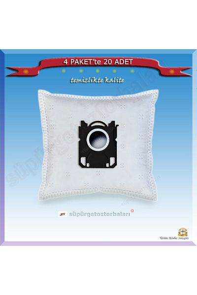 Vestel Meltem A3500 - 20 Vacuum Cleaner Dust Bags in 4 Packs