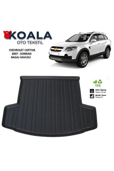 KoalaOtoTekstil Chevrolet Captiva 2007 2019 Uyumlu 3d Bagaj Havuzu
