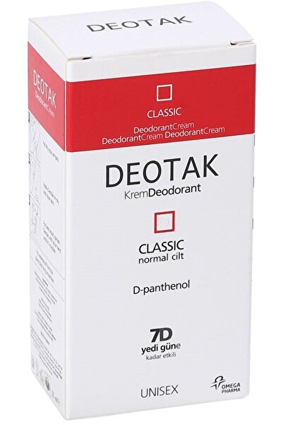 Deotak Krem Deodorant 35 Ml Klasik