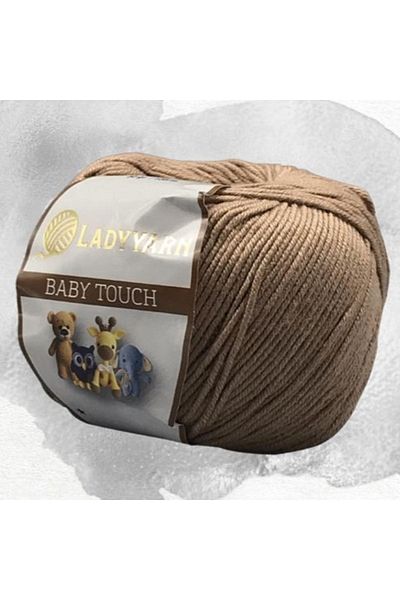 Lady Yarn Baby Touch 50 γραμμάρια είναι 135 μέτρα. 50% Βαμβάκι - 50% Ακρυλικό (ΚΩΔΙΚΟΣ ΧΡΩΜΑΤΟΣ 4)