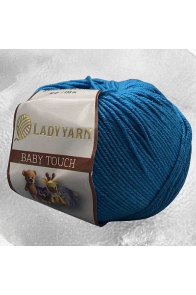 Lady Yarn Baby Touch 50 γραμμάρια είναι 135 μέτρα. 50% Βαμβάκι - 50% Ακρυλικό (ΚΩΔΙΚΟΣ ΧΡΩΜΑΤΟΣ 26)
