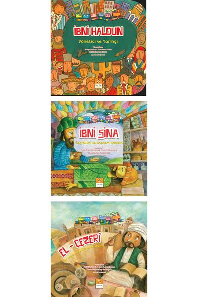 İnsan Kitap Müslüman Bilim Adamları Serisi 3'lü Set - Ibni Sina / Ibni Haldun / El Cezeri