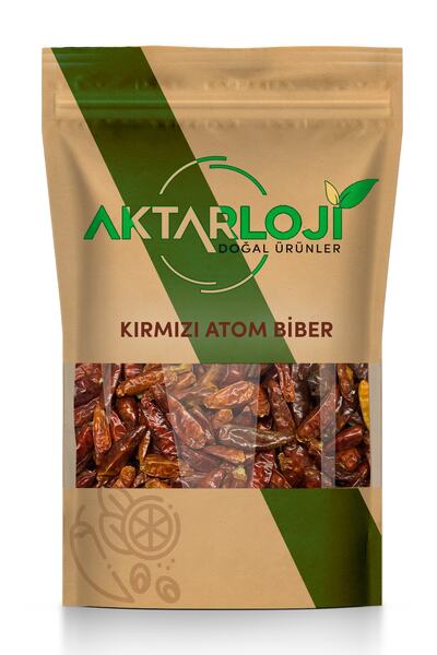 aktarloji Kırmızı Atom Biber Zehir Acı Hint Biberi 10 Gr