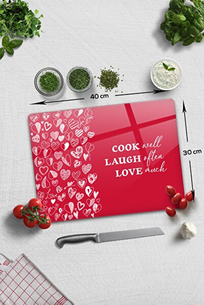 Decorita Glass Cutting Board - Glass Cutting Board | Cook Well | 30cm X 40cm