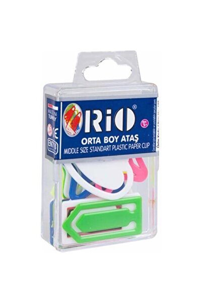 Rio Agrafe de hârtie din plastic de dimensiune medie