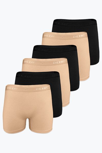 Dondeza Γυναικείο Boxer Black Skin 6 Pack 5005
