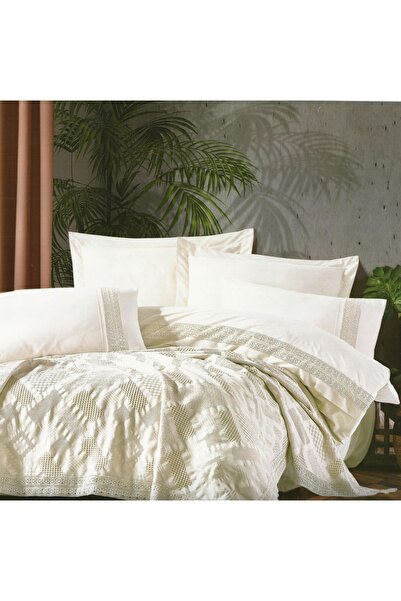 Şaheser Freya Dowry Set Bed Cover + Double Duvet Cover Set