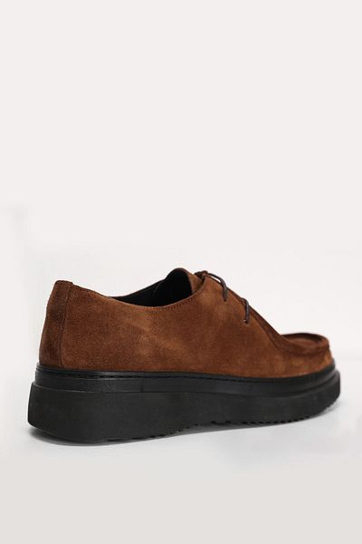 Lufian Dean Men's Leather Shoes Tan