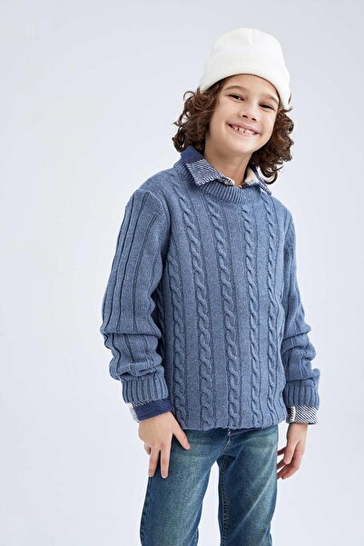 DeFacto Boy's Crew nyakú pulóver Z2404a622wn