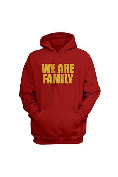 usateamfans Φούτερ με κουκούλα We Are Family