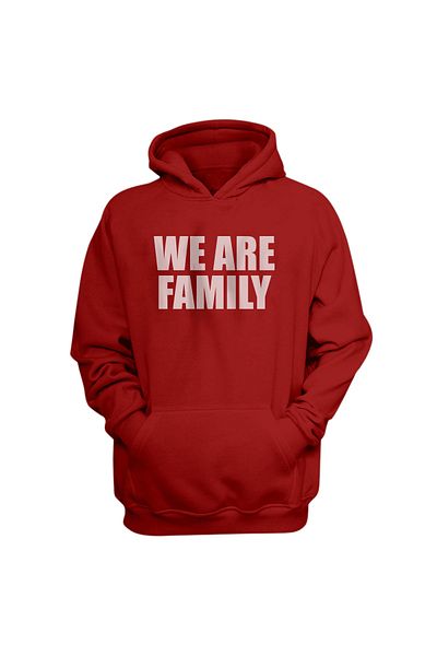 usateamfans Φούτερ με κουκούλα We Are Family
