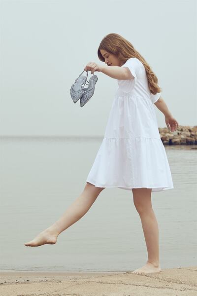 Style The Bump Freya Poplin Maternity Dress