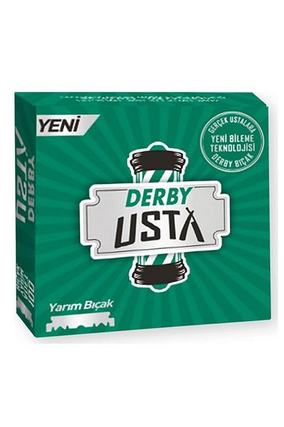 Derby Master Barber Razor 100 Pieces Half Blade
