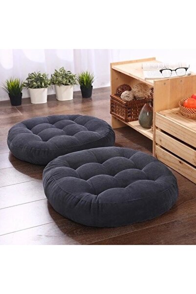 puffiber Yer Minderi| Meditasyon Minderi|yuvarlak Yastık| Puf| Yastık| Çocuk Yer Yastığı 55 Cm