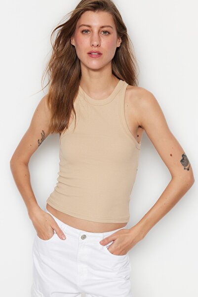 Trendyol Collection Unterhemd - Beige - Slim