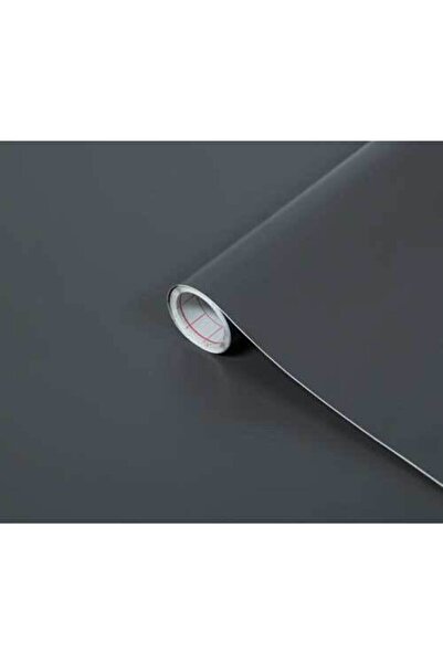 Armut Folyo Mat Antrasit Gri Yapışkanlı Folyo Mutfak Dolap Ve Mobilya Kaplama Folyosu 122x500